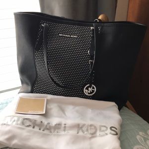 Black Michael Kors bag/ Diaperbag